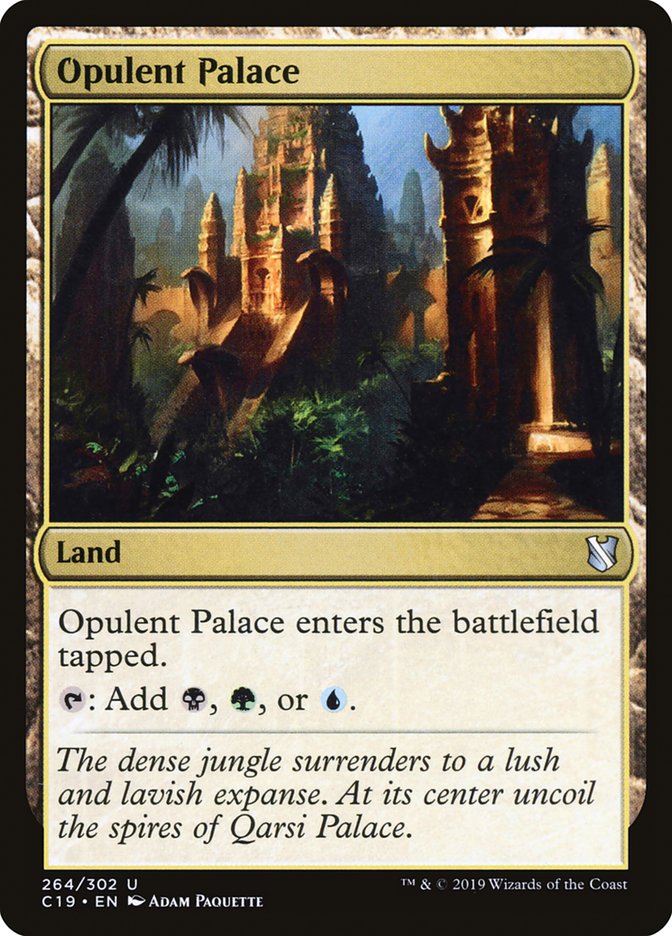 Opulent Palace [Commander 2019] | Kessel Run Games Inc. 