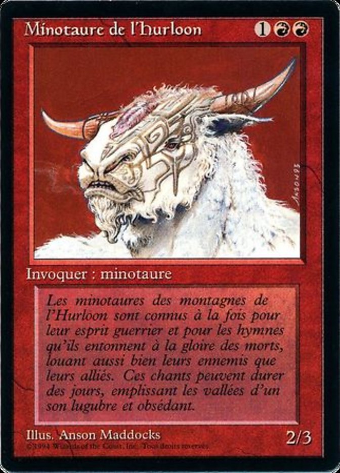 Hurloon Minotaur [Foreign Black Border] | Kessel Run Games Inc. 