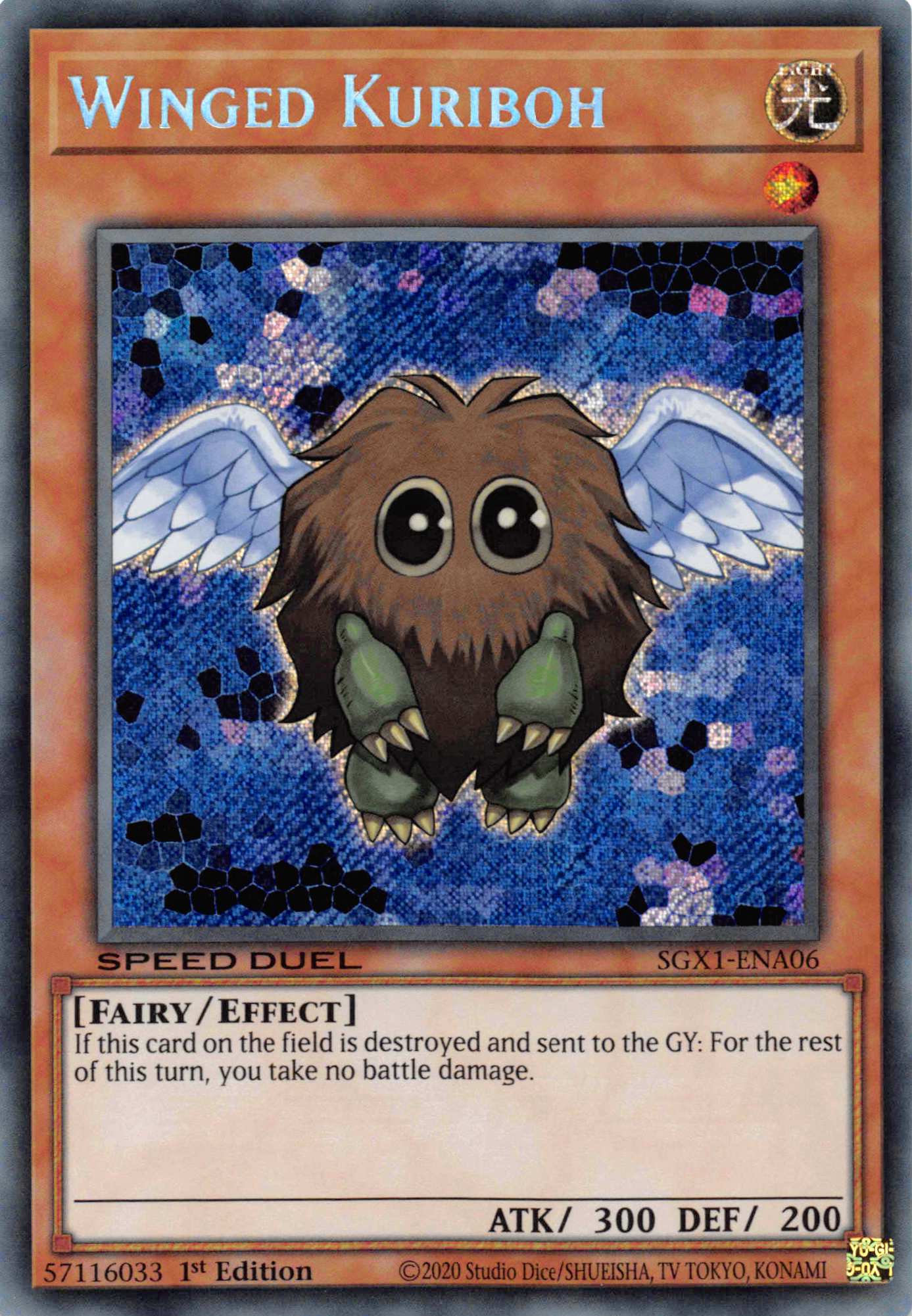 Winged Kuriboh [SGX1-ENA06] Secret Rare | Kessel Run Games Inc. 