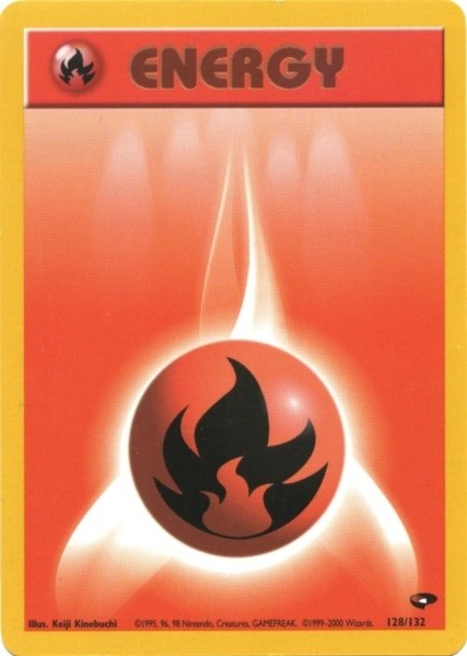 Fire Energy (128/132) [Gym Challenge Unlimited] | Kessel Run Games Inc. 