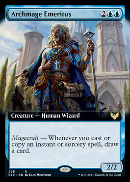 Archmage Emeritus (Extended Art) [Strixhaven: School of Mages] | Kessel Run Games Inc. 