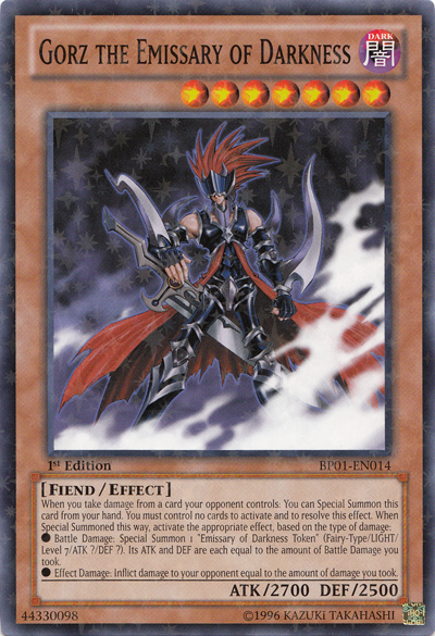 Gorz the Emissary of Darkness [BP01-EN014] Starfoil Rare | Kessel Run Games Inc. 