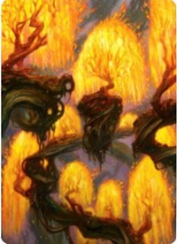 Grove of the Burnwillows Art Card [Zendikar Rising Art Series] | Kessel Run Games Inc. 