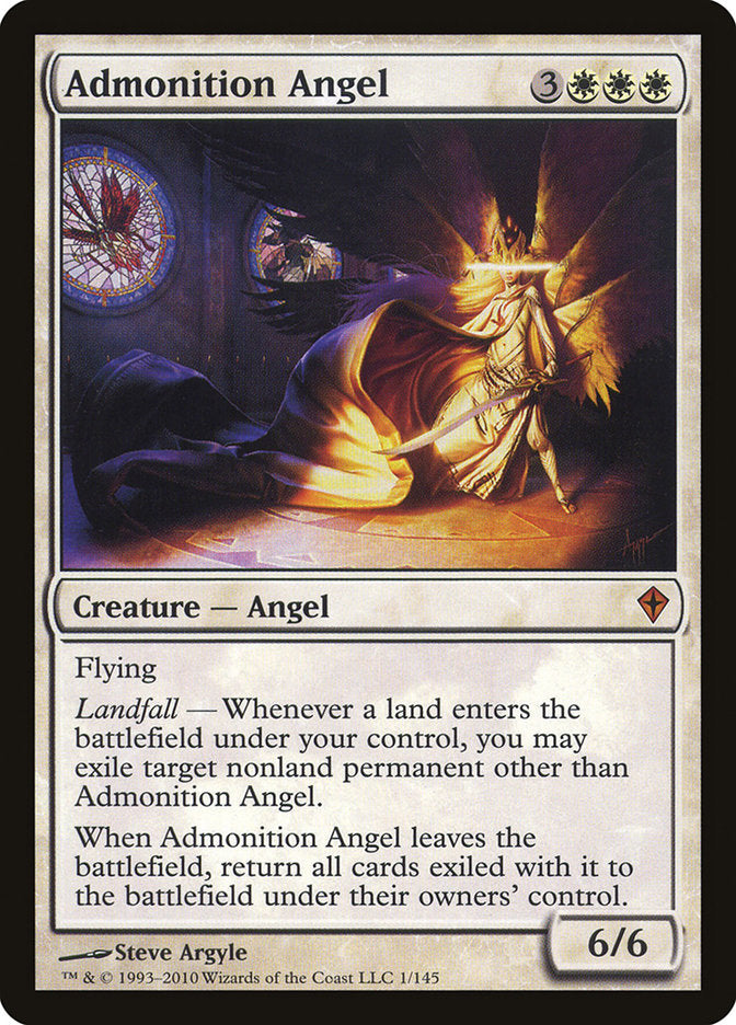 Admonition Angel [Worldwake] | Kessel Run Games Inc. 