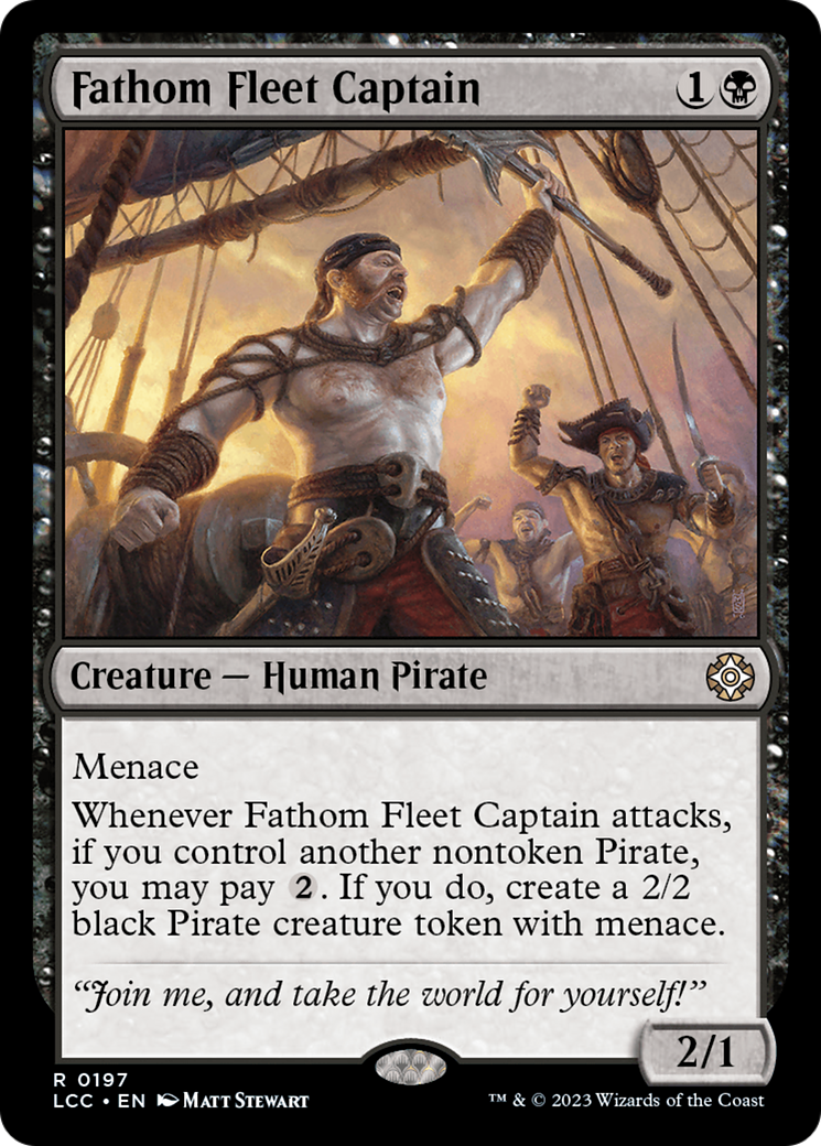 Fathom Fleet Captain [The Lost Caverns of Ixalan Commander] | Kessel Run Games Inc. 