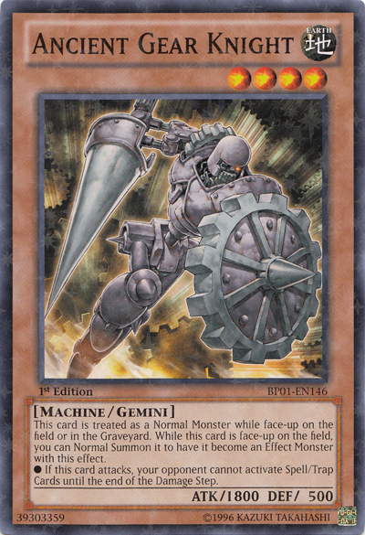 Ancient Gear Knight [BP01-EN146] Starfoil Rare | Kessel Run Games Inc. 