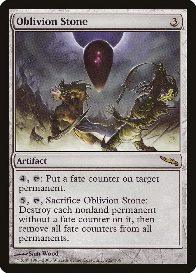 Oblivion Stone [Mirrodin] | Kessel Run Games Inc. 