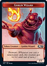 Goblin Wizard // Knight Double-Sided Token [Core Set 2021 Tokens] | Kessel Run Games Inc. 
