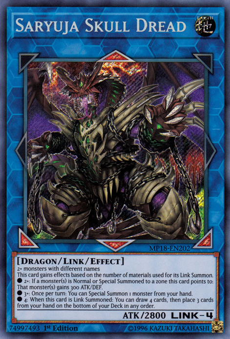 Saryuja Skull Dread [MP18-EN202] Secret Rare | Kessel Run Games Inc. 