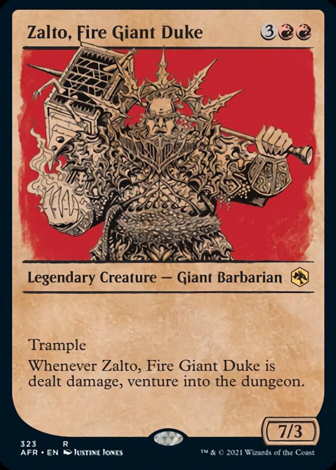 Zalto, Fire Giant Duke (Showcase) [Dungeons & Dragons: Adventures in the Forgotten Realms] | Kessel Run Games Inc. 