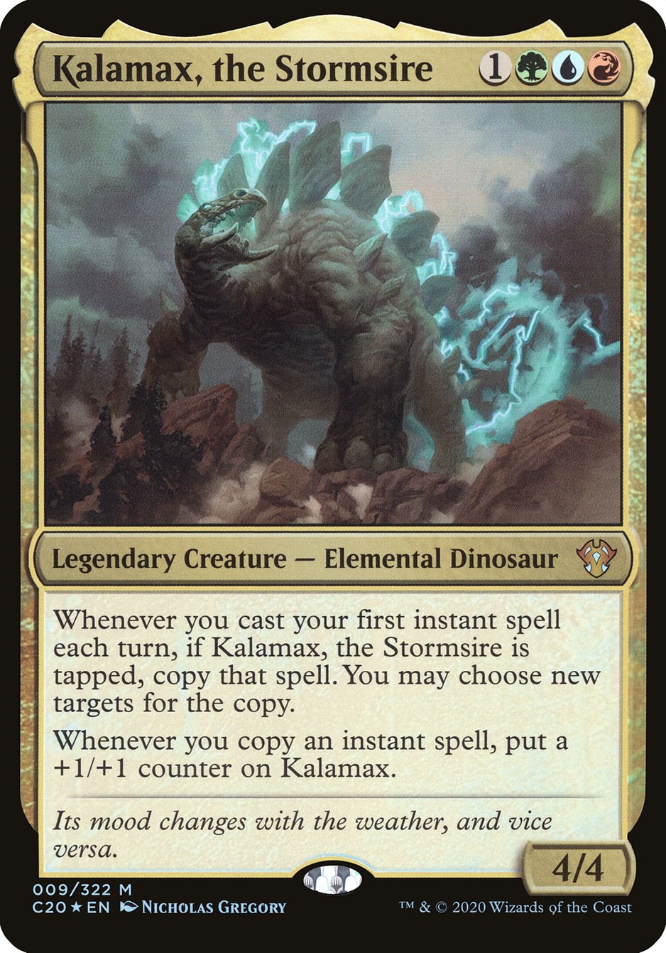Kalamax, the Stormsire (Oversized) [Commander 2020 Oversized] | Kessel Run Games Inc. 