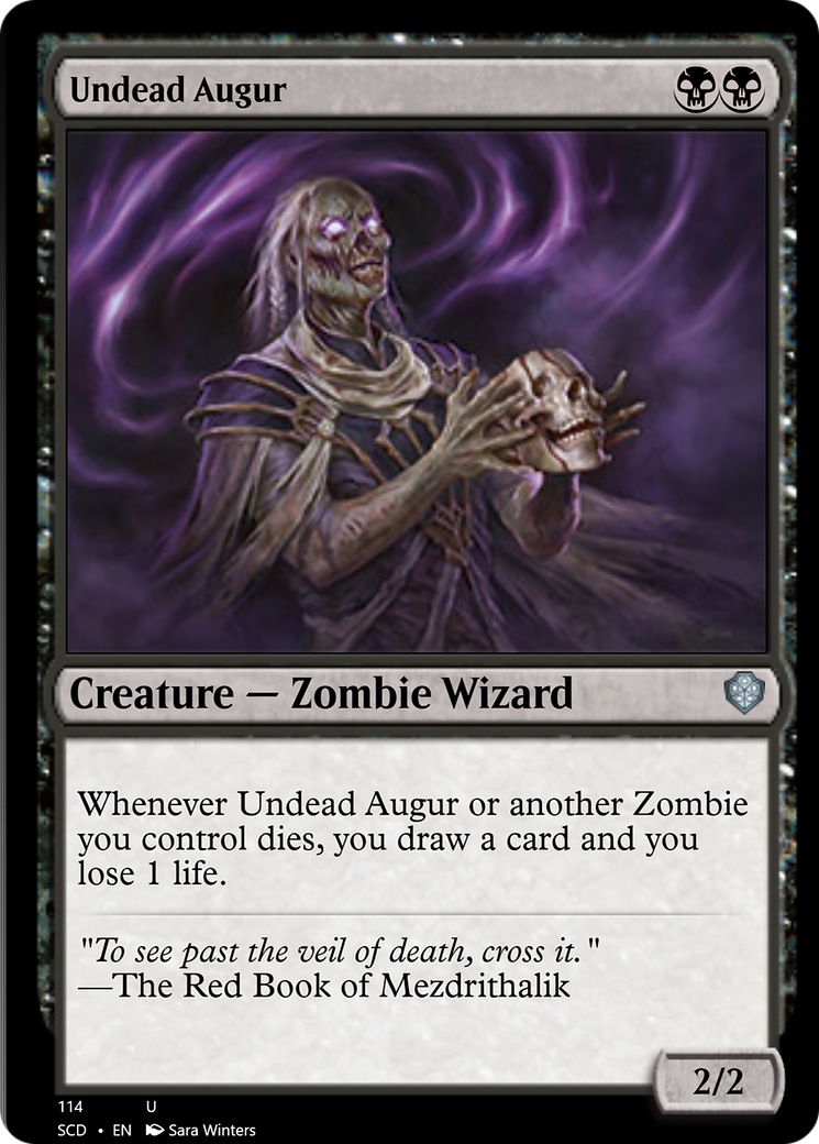 Undead Augur [Starter Commander Decks] | Kessel Run Games Inc. 