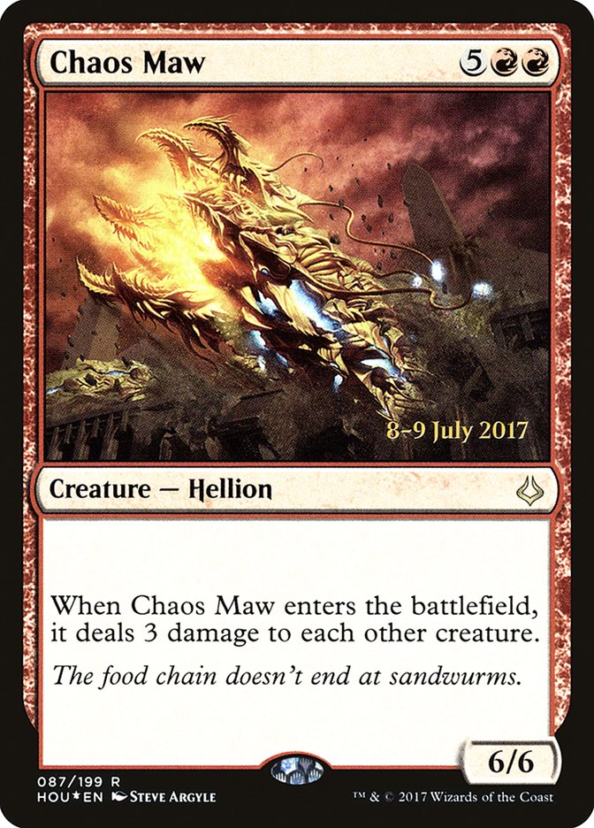 Chaos Maw [Hour of Devastation Prerelease Promos] | Kessel Run Games Inc. 