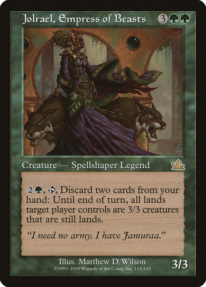Jolrael, Empress of Beasts [Prophecy] | Kessel Run Games Inc. 