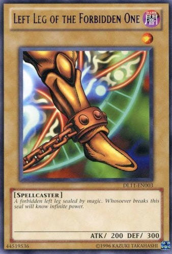 Left Leg of the Forbidden One (Purple) [DL11-EN003] Rare | Kessel Run Games Inc. 