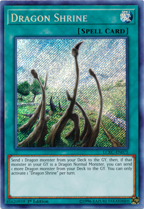 Dragon Shrine [LCKC-EN075] Secret Rare | Kessel Run Games Inc. 