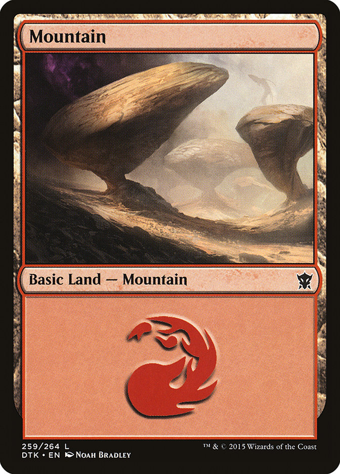 Mountain (259) [Dragons of Tarkir] | Kessel Run Games Inc. 