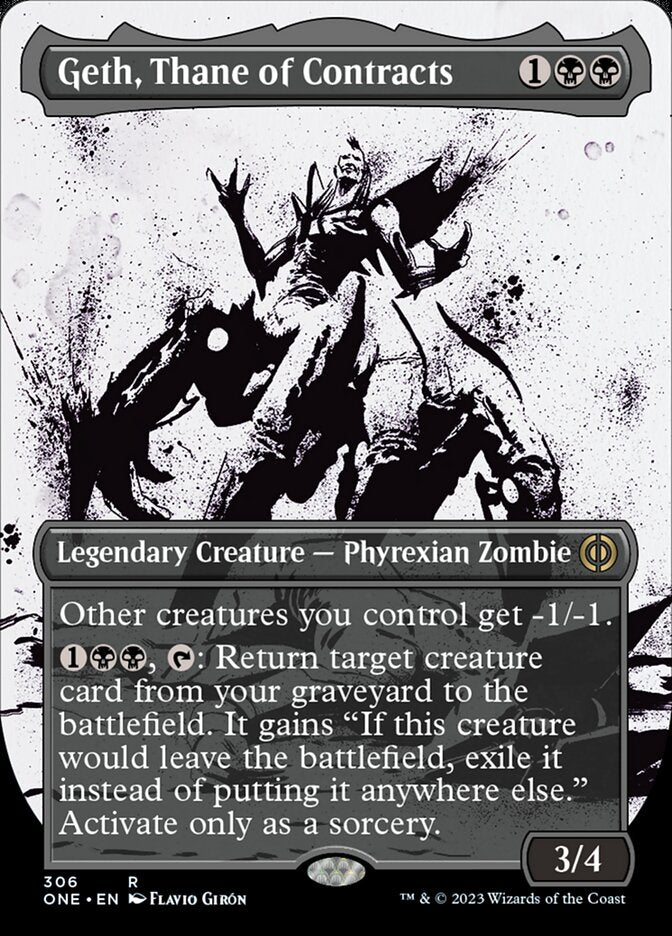 Geth, Thane of Contracts (Borderless Ichor) [Phyrexia: All Will Be One] | Kessel Run Games Inc. 