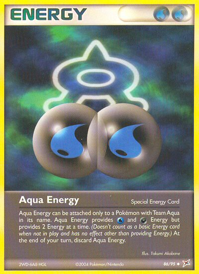 Aqua Energy (86/95) [EX: Team Magma vs Team Aqua] | Kessel Run Games Inc. 