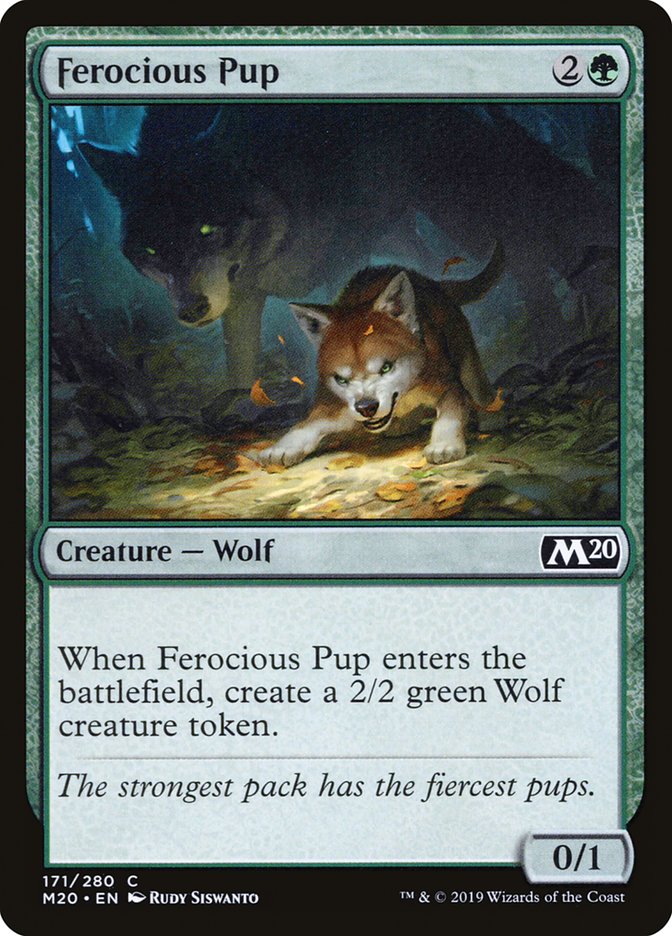 Ferocious Pup [Core Set 2020] | Kessel Run Games Inc. 
