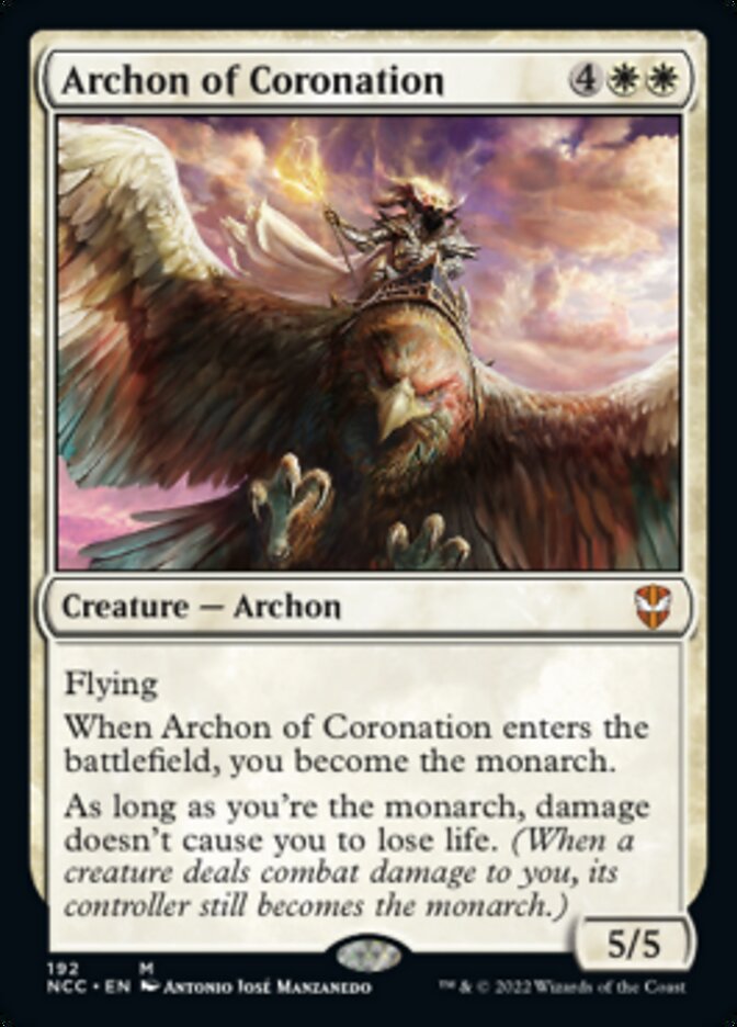 Archon of Coronation [Streets of New Capenna Commander] | Kessel Run Games Inc. 