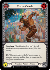 Macho Grande (Blue) [EVR029] (Everfest)  1st Edition Rainbow Foil | Kessel Run Games Inc. 