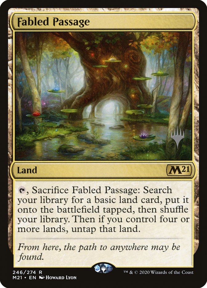 Fabled Passage (Promo Pack) [Core Set 2021 Promos] | Kessel Run Games Inc. 