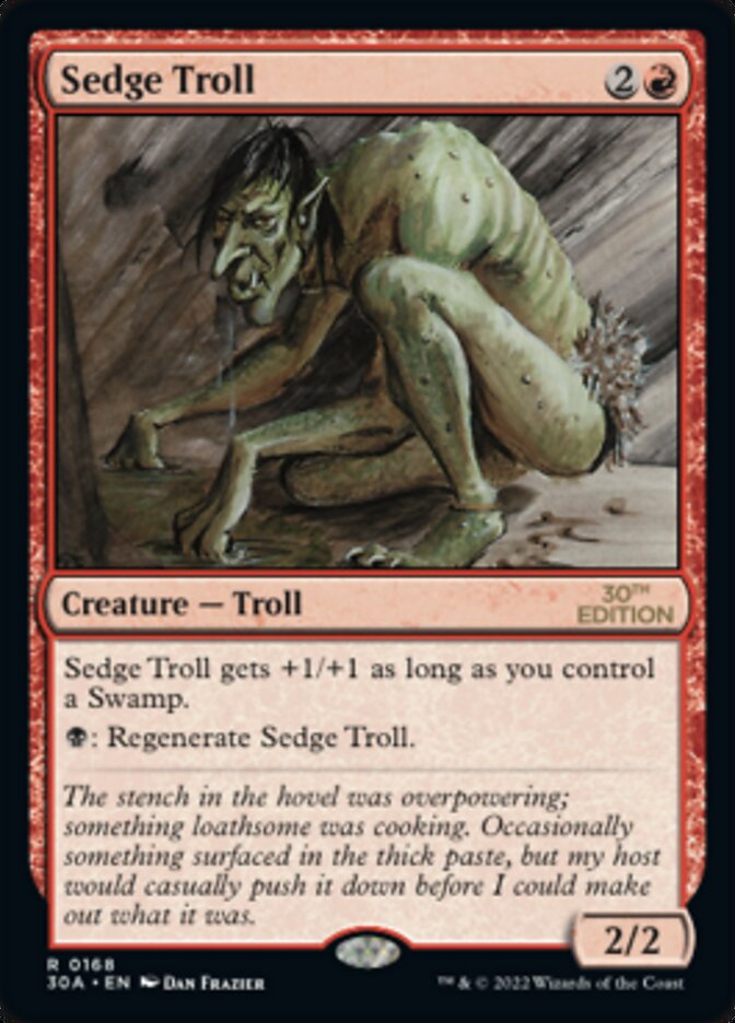 Sedge Troll [30th Anniversary Edition] | Kessel Run Games Inc. 