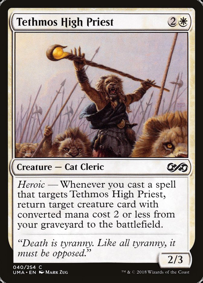 Tethmos High Priest [Ultimate Masters] | Kessel Run Games Inc. 