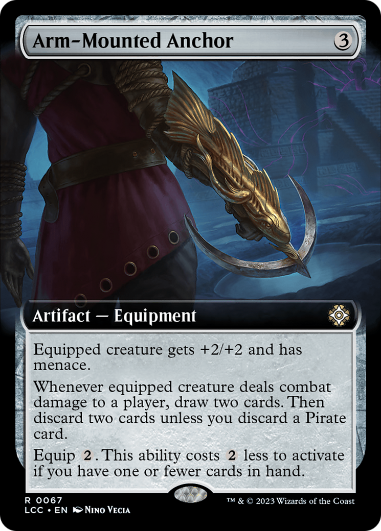 Arm-Mounted Anchor (Extended Art) [The Lost Caverns of Ixalan Commander] | Kessel Run Games Inc. 