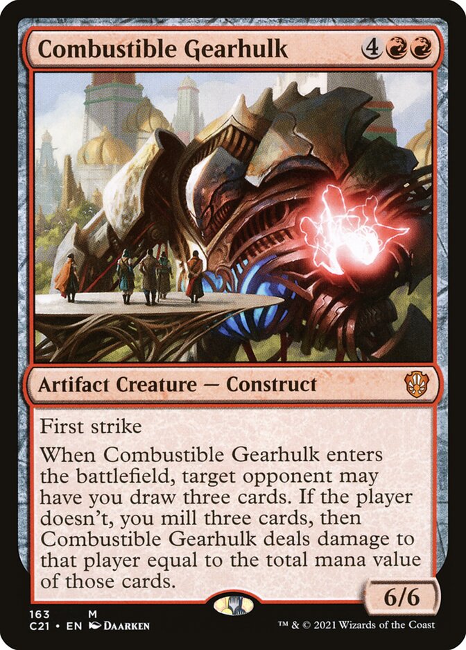 Combustible Gearhulk [Commander 2021] | Kessel Run Games Inc. 