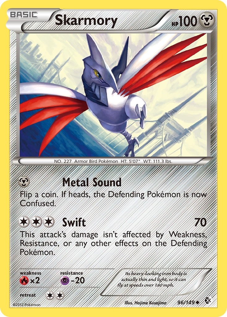 Skarmory (96/149) [Black & White: Boundaries Crossed] | Kessel Run Games Inc. 