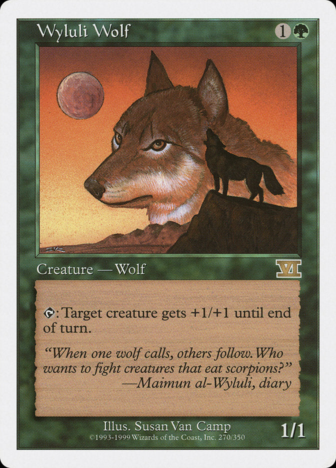 Wyluli Wolf [Classic Sixth Edition] | Kessel Run Games Inc. 