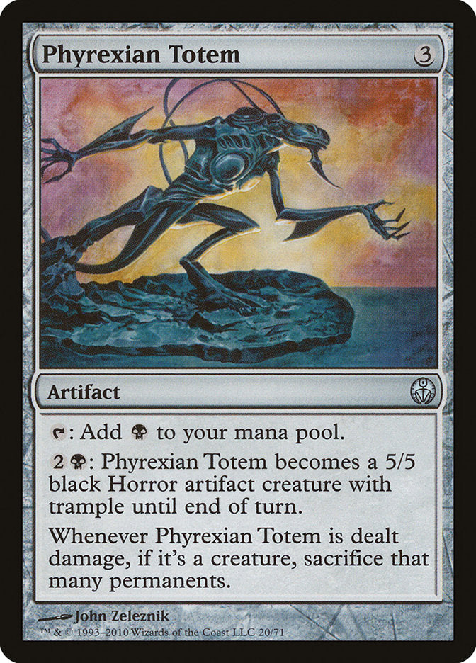 Phyrexian Totem [Duel Decks: Phyrexia vs. the Coalition] | Kessel Run Games Inc. 