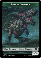 Fungus Dinosaur // Spirit Double-Sided Token [The Lost Caverns of Ixalan Tokens] | Kessel Run Games Inc. 