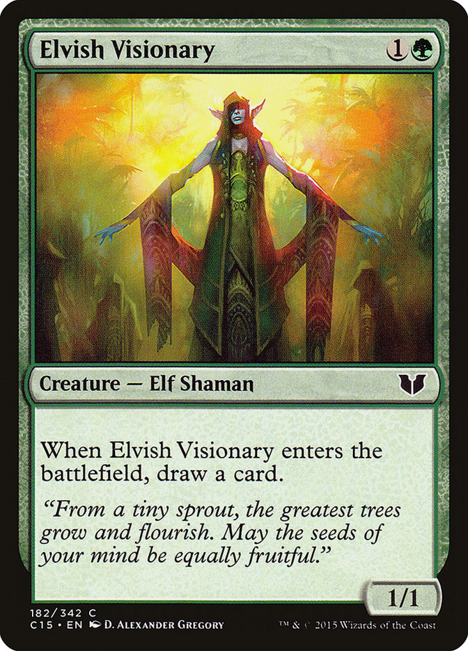 Elvish Visionary [Commander 2015] | Kessel Run Games Inc. 