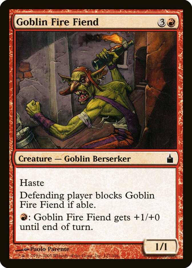 Goblin Fire Fiend [Ravnica: City of Guilds] | Kessel Run Games Inc. 