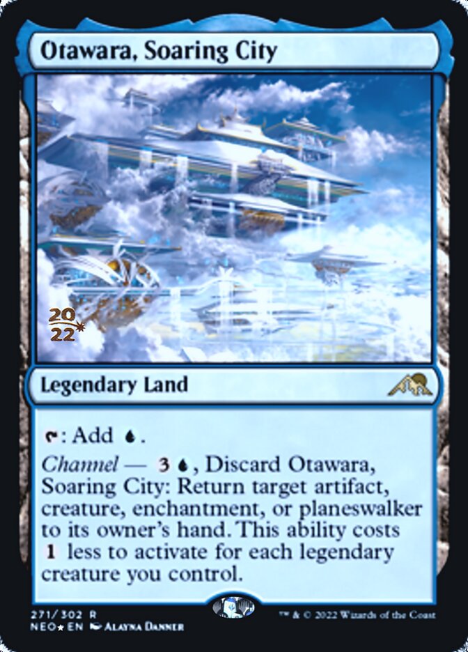 Otawara, Soaring City [Kamigawa: Neon Dynasty Prerelease Promos] | Kessel Run Games Inc. 