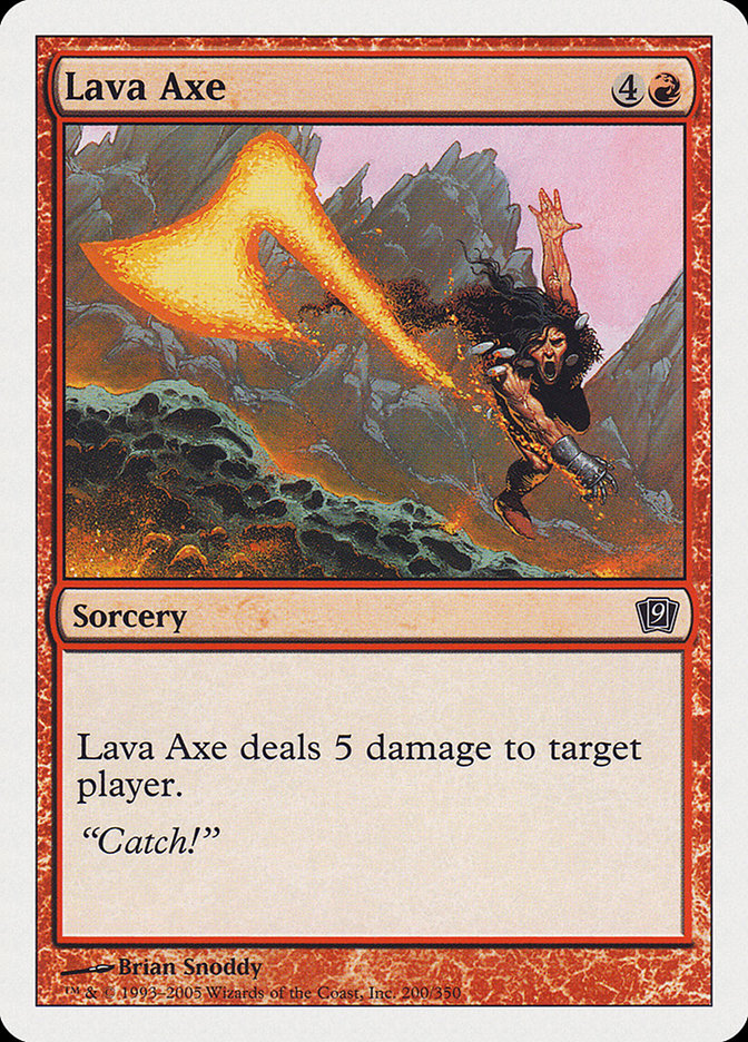 Lava Axe [Ninth Edition] | Kessel Run Games Inc. 