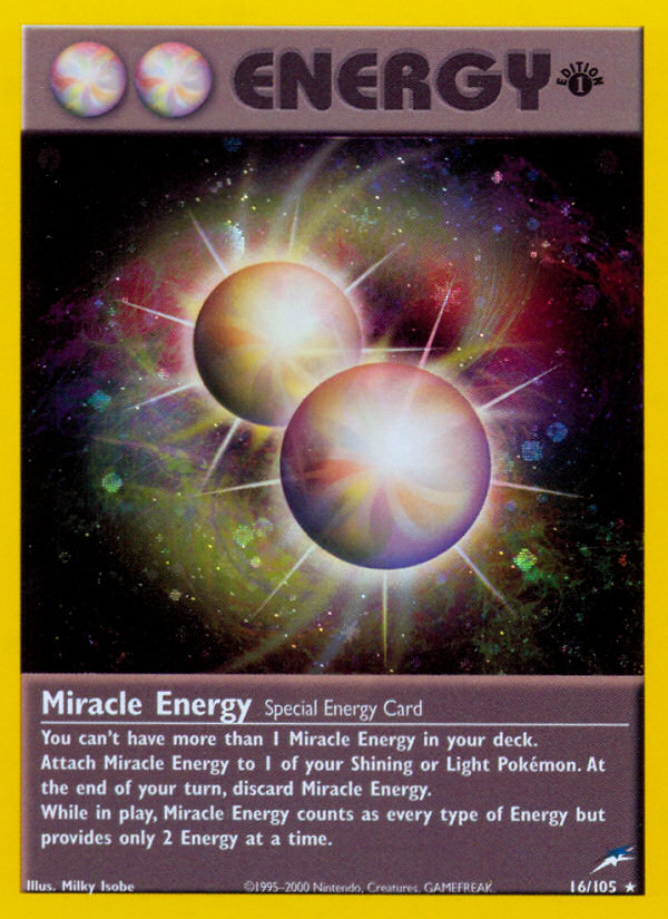 Miracle Energy (16/105) [Neo Destiny 1st Edition] | Kessel Run Games Inc. 