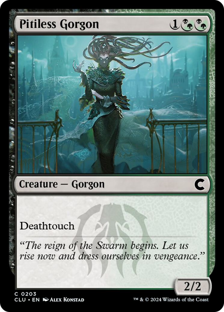 Pitiless Gorgon [Ravnica: Clue Edition] | Kessel Run Games Inc. 