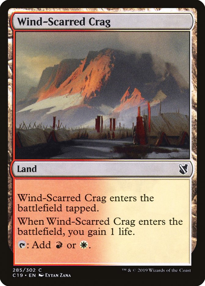 Wind-Scarred Crag [Commander 2019] | Kessel Run Games Inc. 