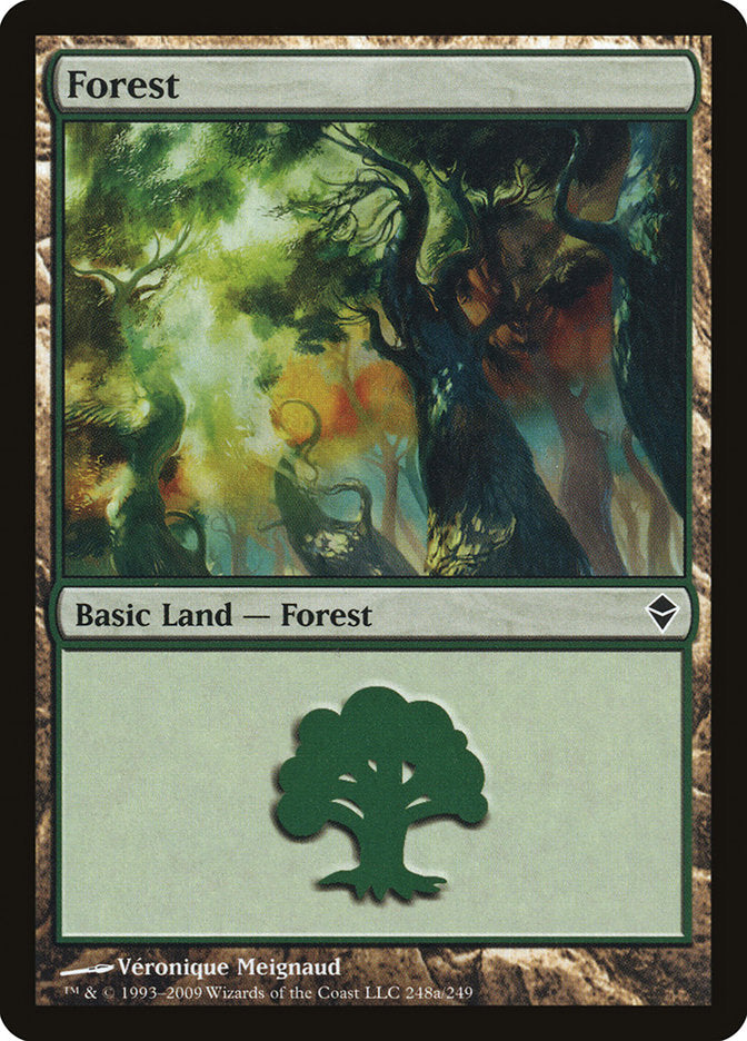 Forest (248a) [Zendikar] | Kessel Run Games Inc. 