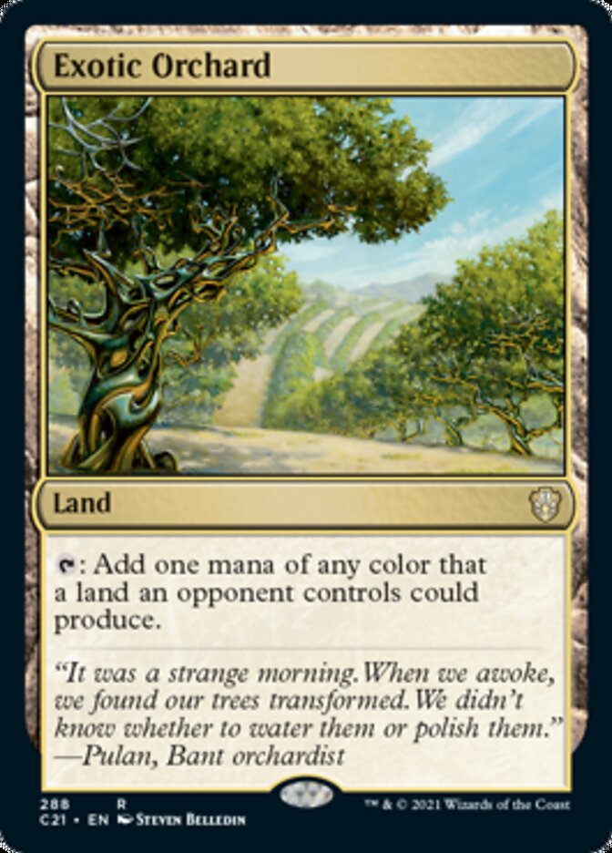 Exotic Orchard [Commander 2021] | Kessel Run Games Inc. 