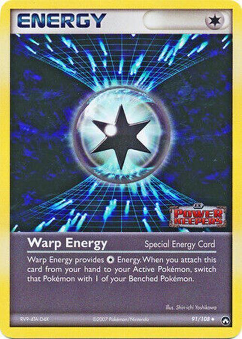 Warp Energy (91/108) (Stamped) [EX: Power Keepers] | Kessel Run Games Inc. 