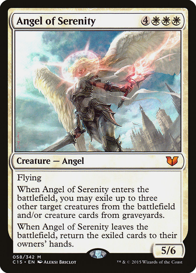 Angel of Serenity [Commander 2015] | Kessel Run Games Inc. 