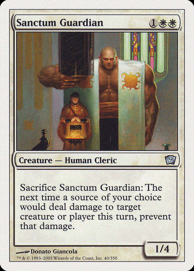 Sanctum Guardian [Ninth Edition] | Kessel Run Games Inc. 