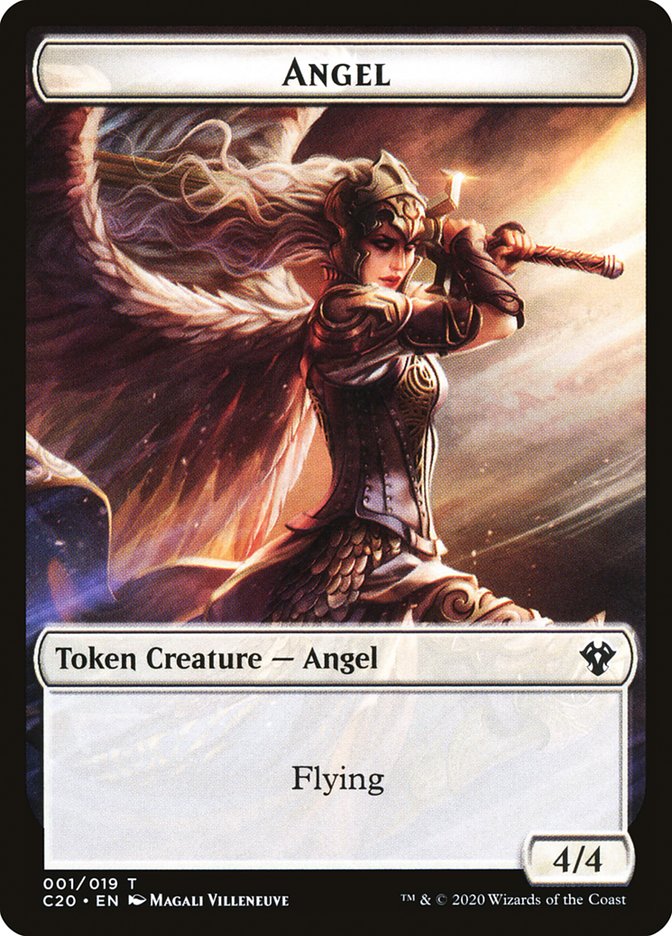 Angel Token [Commander 2020 Tokens] | Kessel Run Games Inc. 