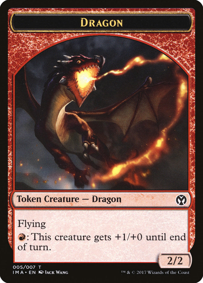 Dragon Token (005/007) [Iconic Masters Tokens] | Kessel Run Games Inc. 