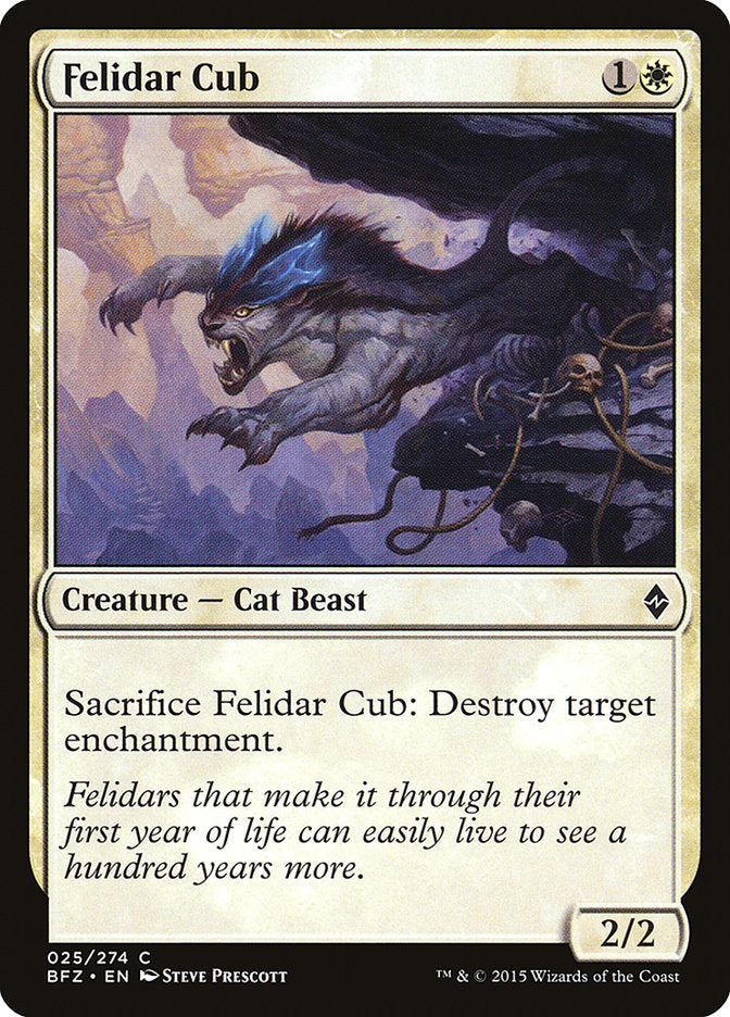 Felidar Cub [Battle for Zendikar] | Kessel Run Games Inc. 